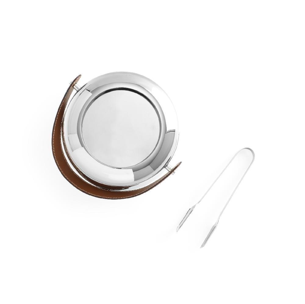 Nambé Tahoe Ice Bucket W/Tongs