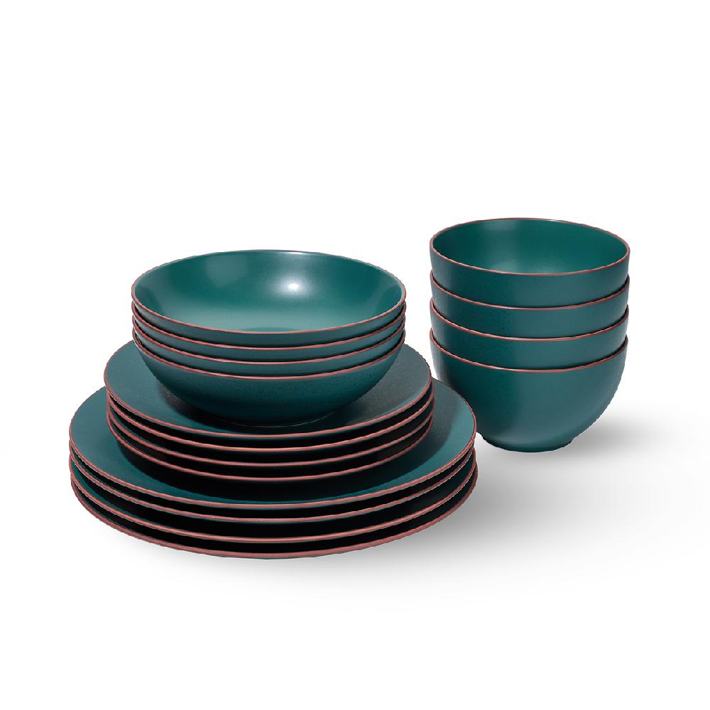 nambé Taos 16 Piece Set - Jade