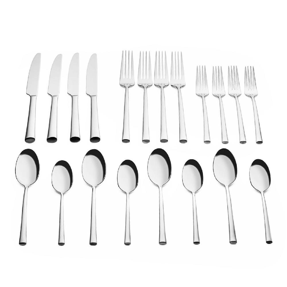 nambé Taos 20 Piece Flatware Set