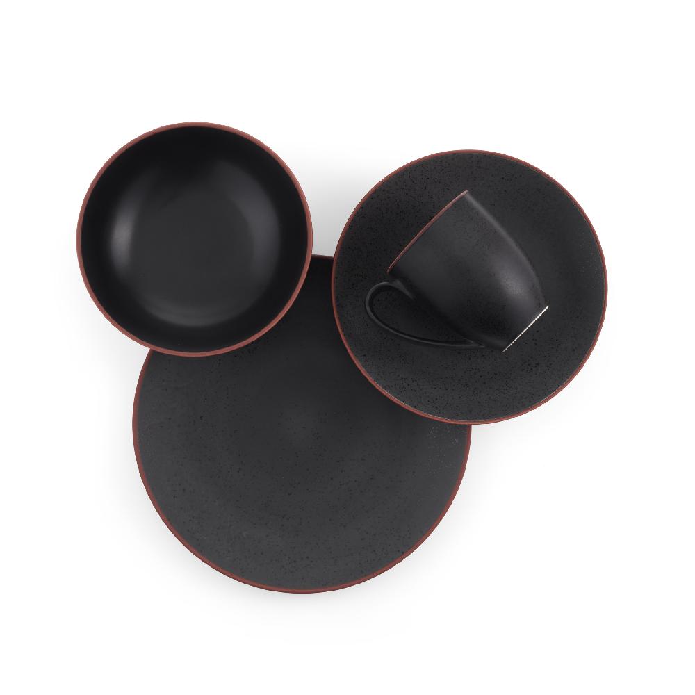 Nambé Taos 4-Piece Place Setting - Onyx