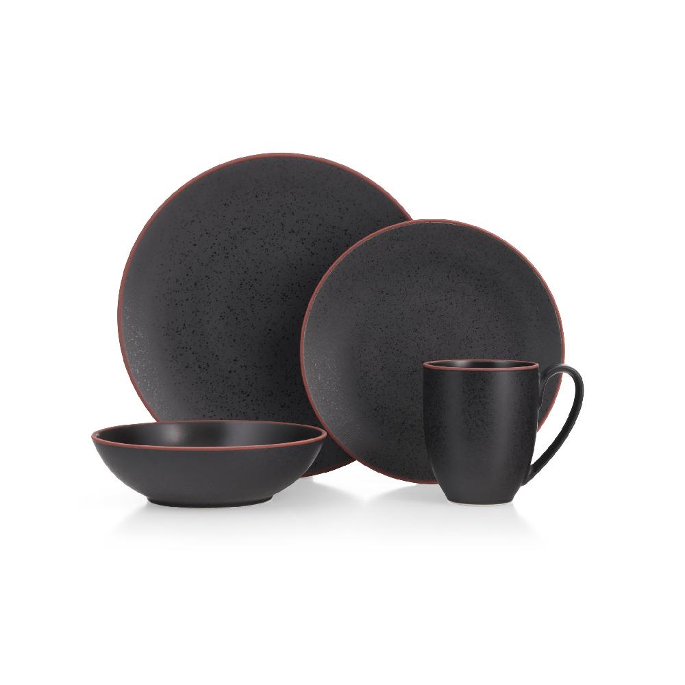 nambé Taos 4-Piece Place Setting - Onyx