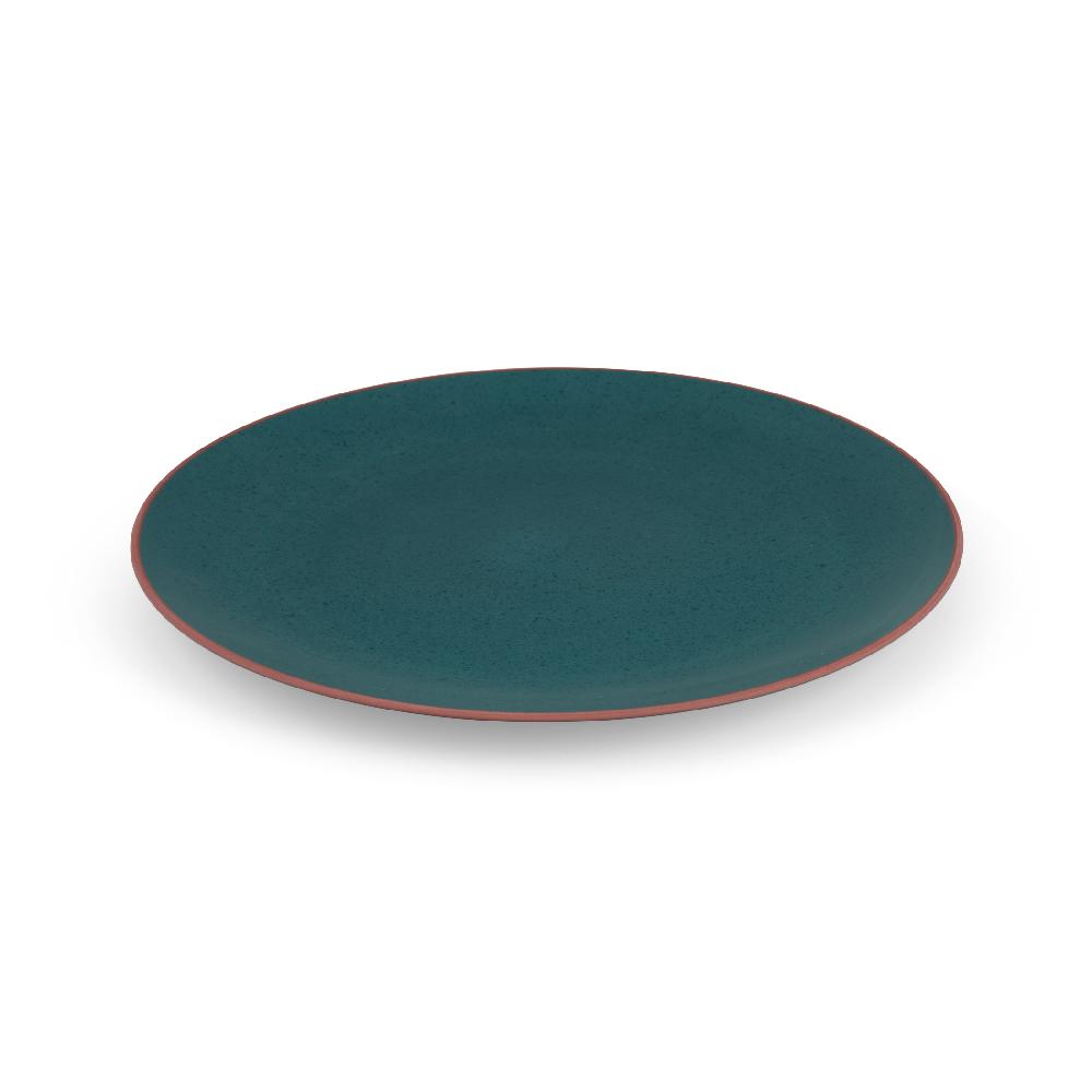Nambé Taos Round Serving Platter - Jade