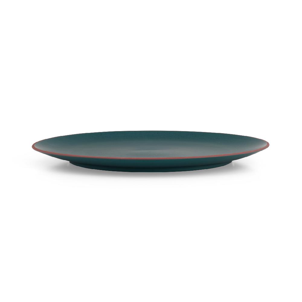 Nambé Taos Round Serving Platter - Jade