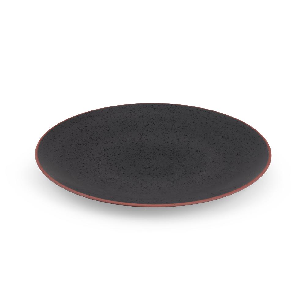 Nambé Taos Round Serving Platter - Onyx