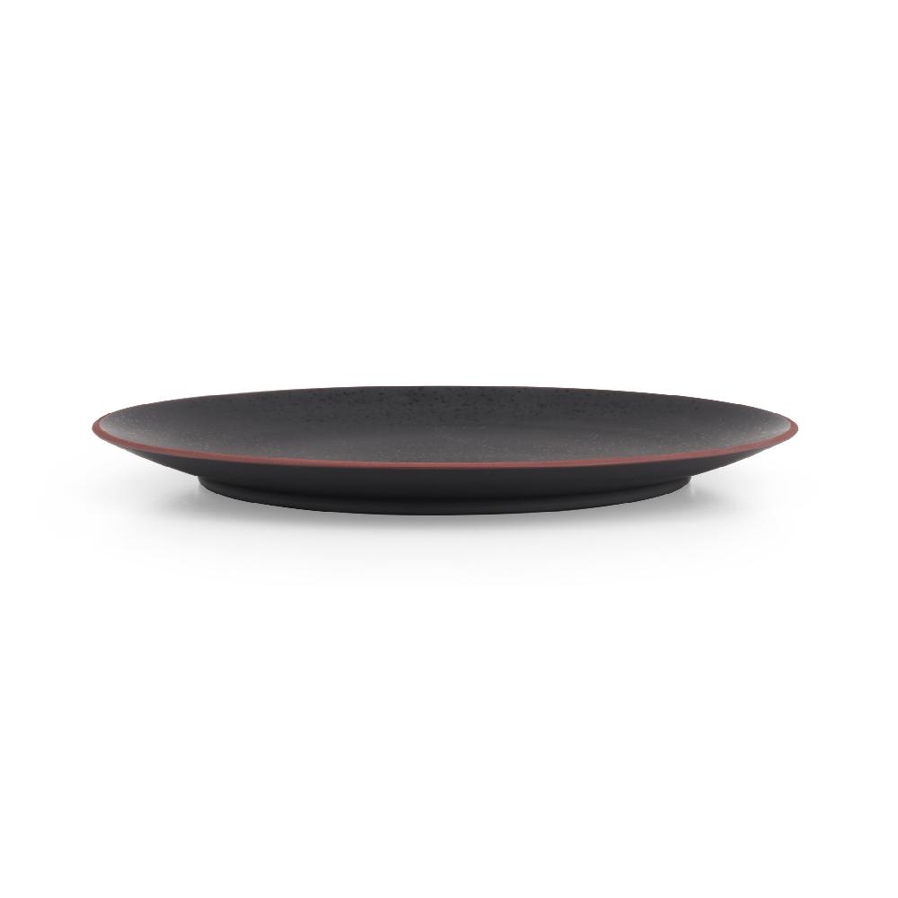 Nambé Taos Round Serving Platter - Onyx