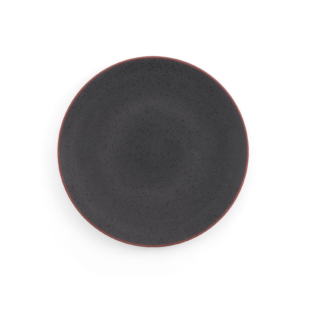 nambé Taos Round Serving Platter - Onyx