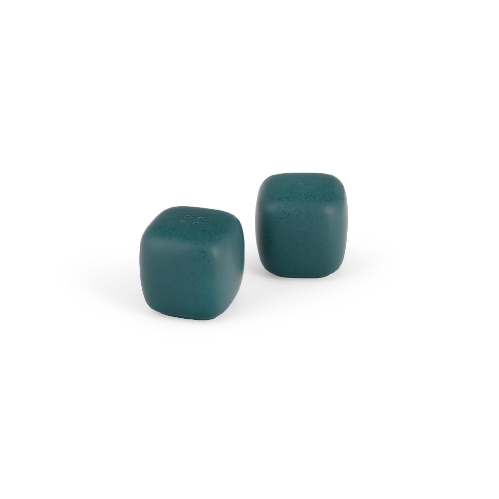 nambé Taos Salt & Pepper Shakers - Jade