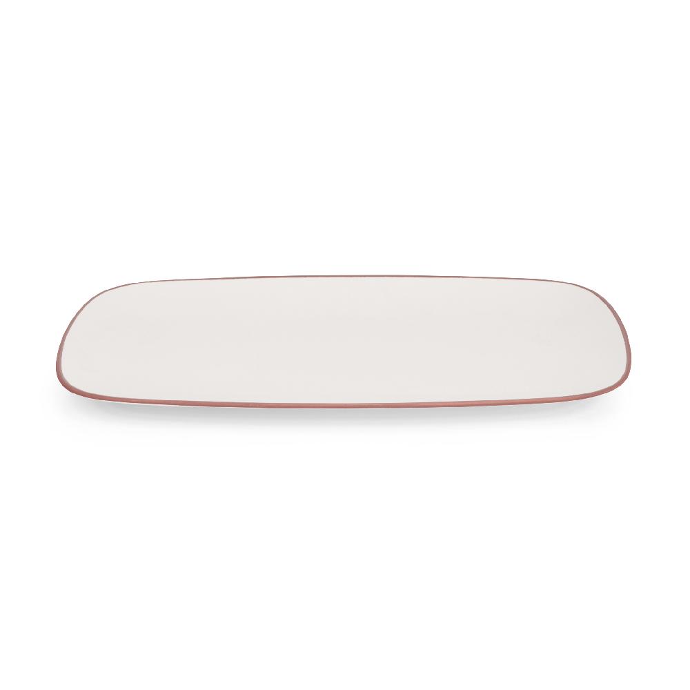 Nambé Taos Soft Rectangular Platter - Agate
