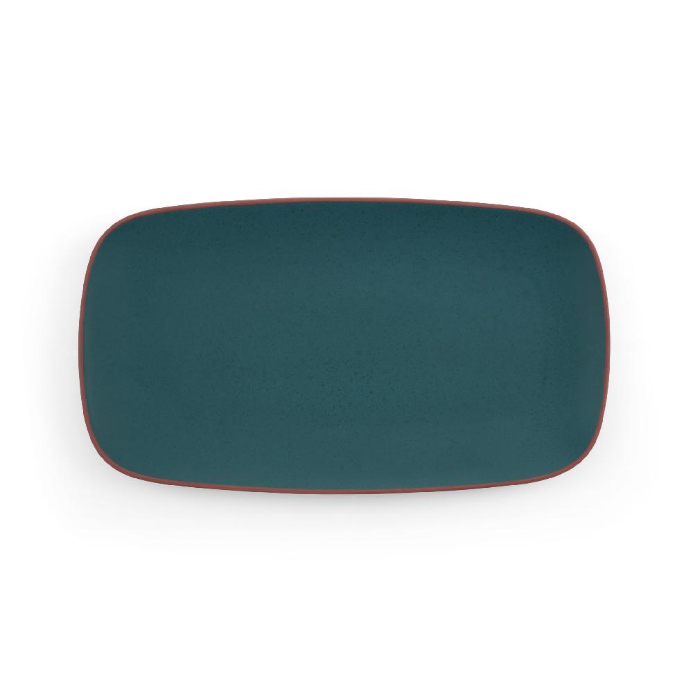 nambé Taos Soft Rectangular Platter - Jade