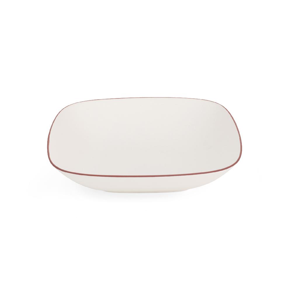 Nambé Taos Soft Square Serving Bowl - Agate