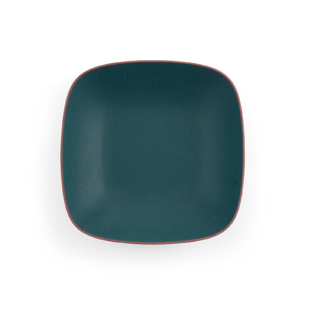 Nambé Taos Soft Square Serving Bowl - Jade