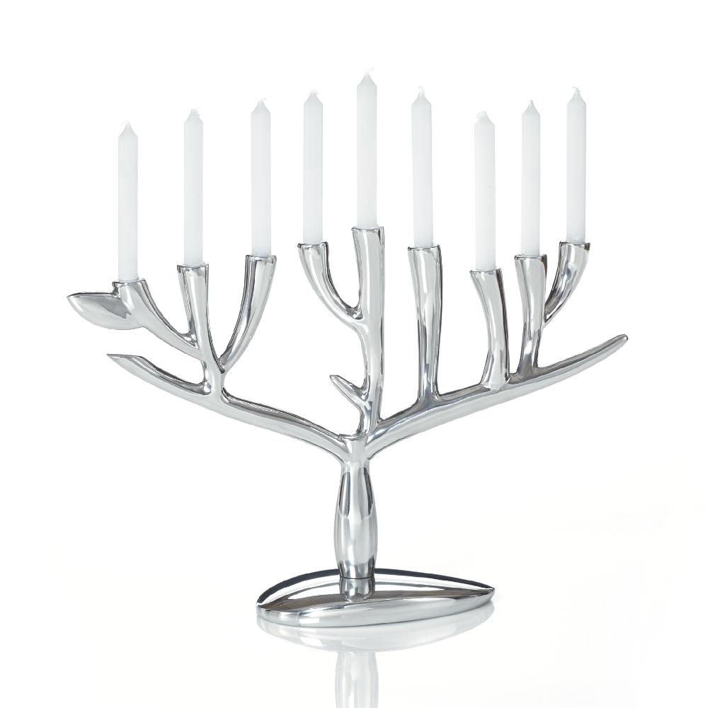 nambé Tree of Life Menorah