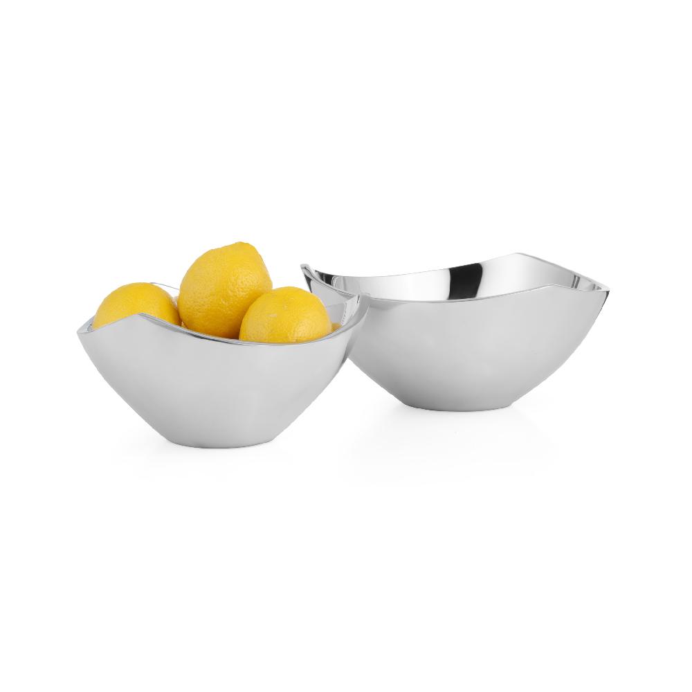 Nambé Tri-Corner Bowl 2-Piece Gift Set