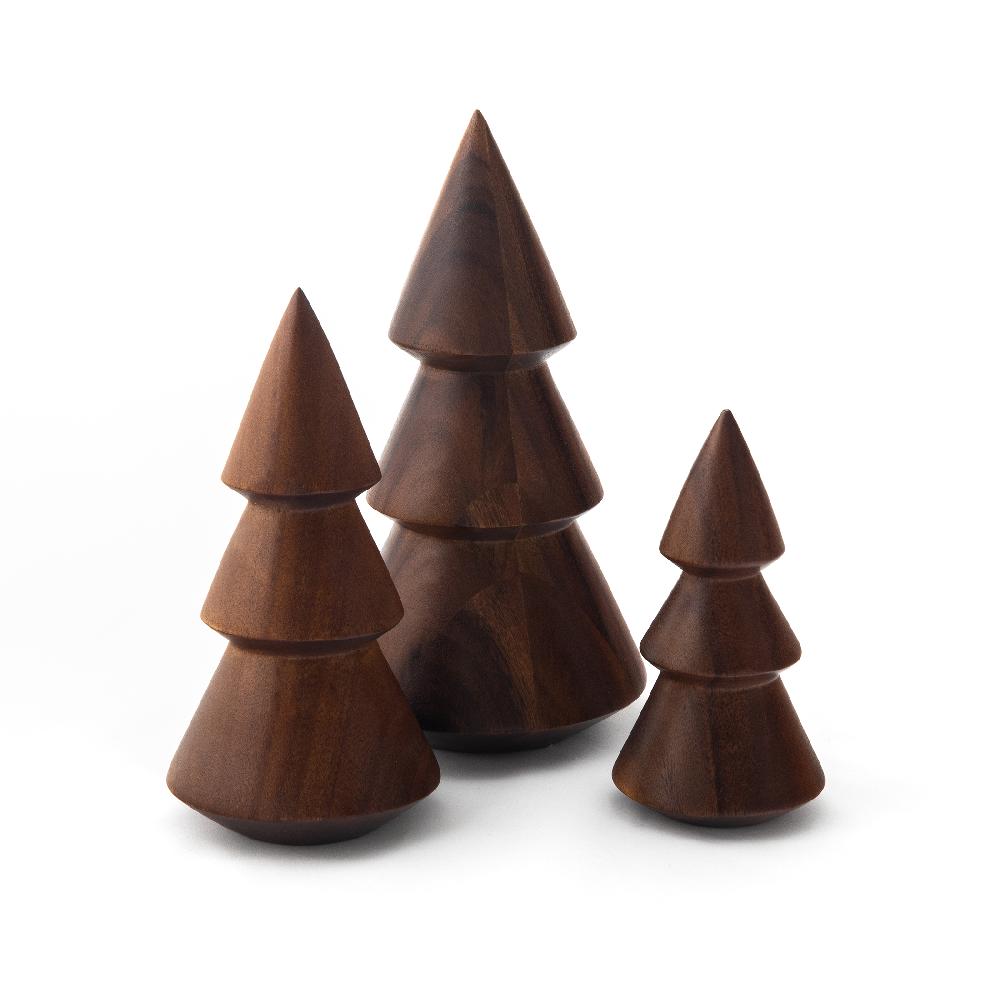 nambé Wooden Tree Trio