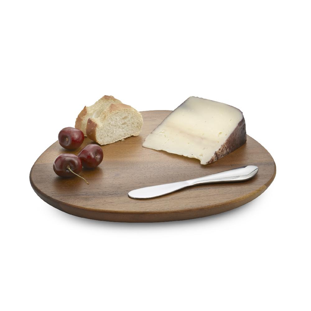 Nambé Xeno Cheese Board W/ Spreader