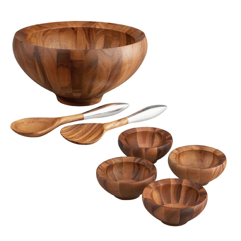 nambé Yaro 7-Piece Salad Set