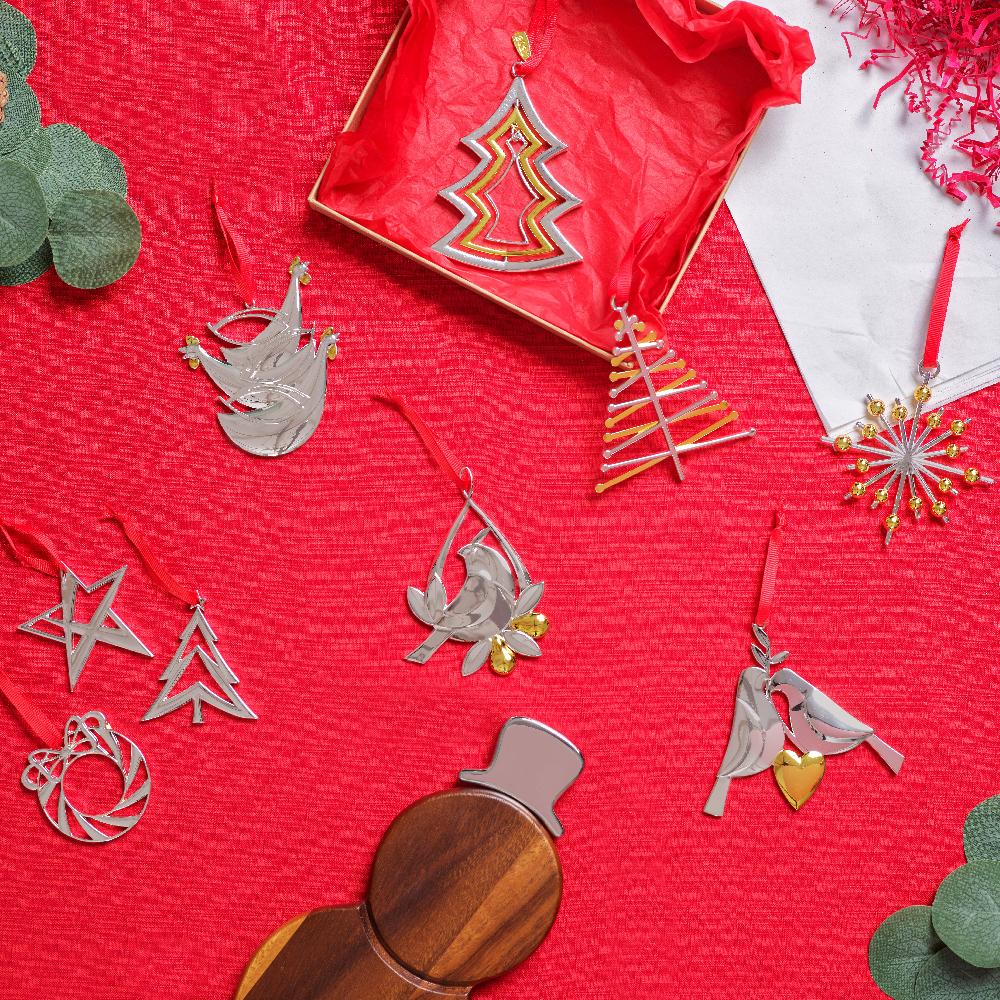 Nambé Twelve Days Of Christmas: Three French Hens Ornament