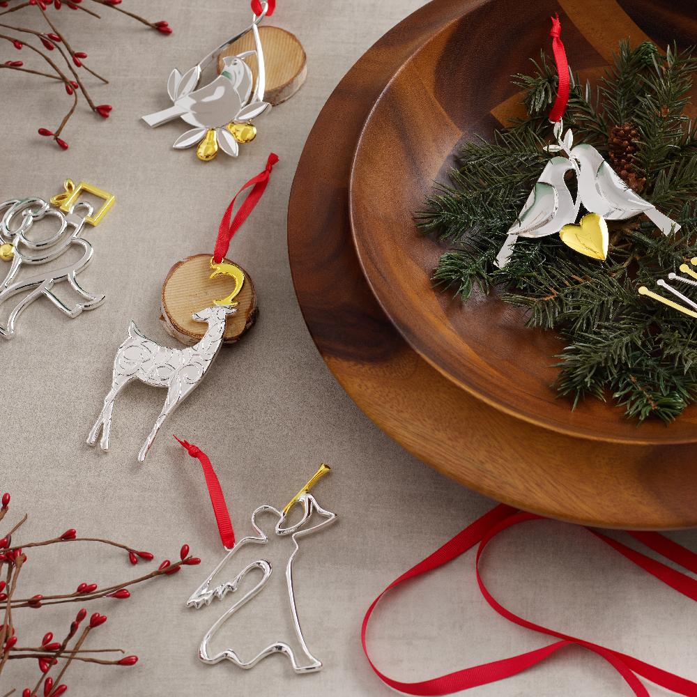 Nambé Twelve Days Of Christmas: Three French Hens Ornament