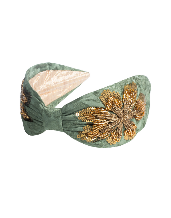 namjosh Beaded Flower Headband