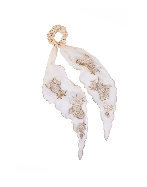 namjosh Beige Pony Scarf