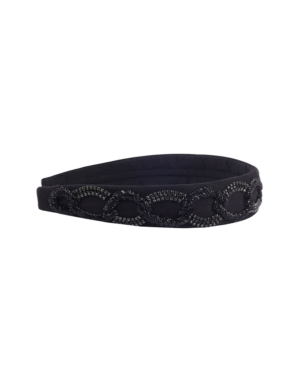 Namjosh Black Chain Headband