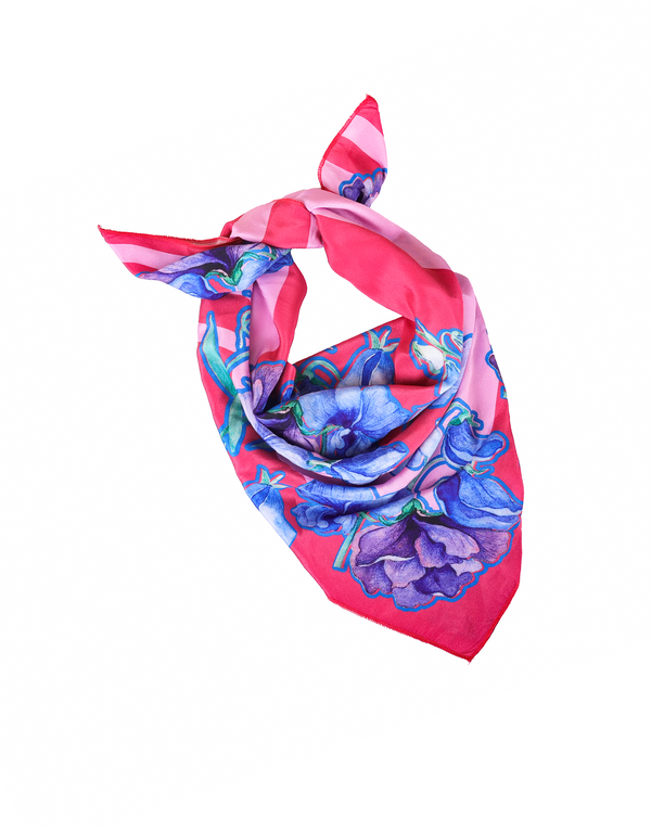 Namjosh Blue Petal Scarf