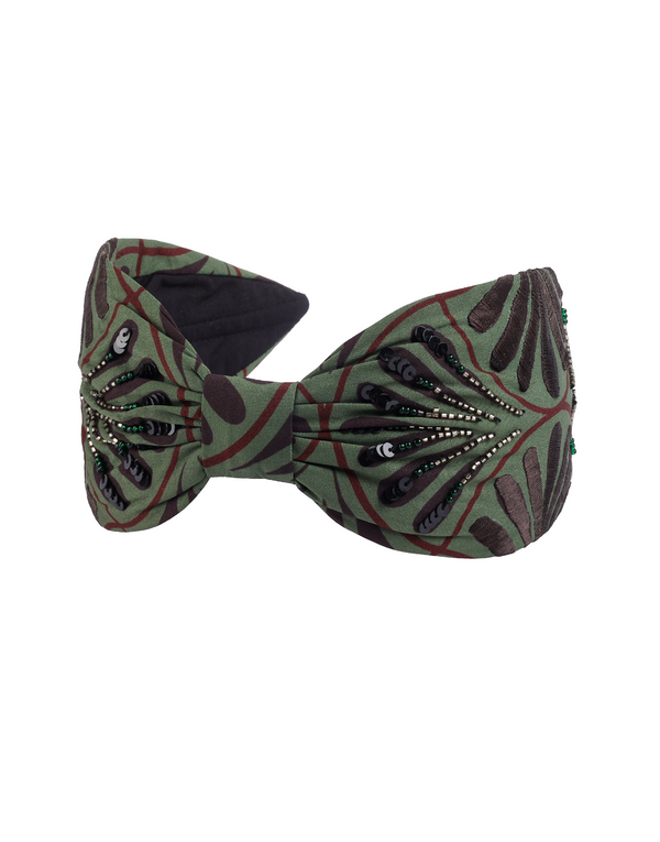 namjosh Bold Leaf Headband