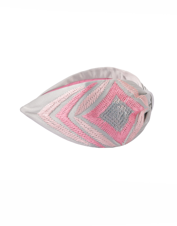 Namjosh Embroidered Chevron Headband