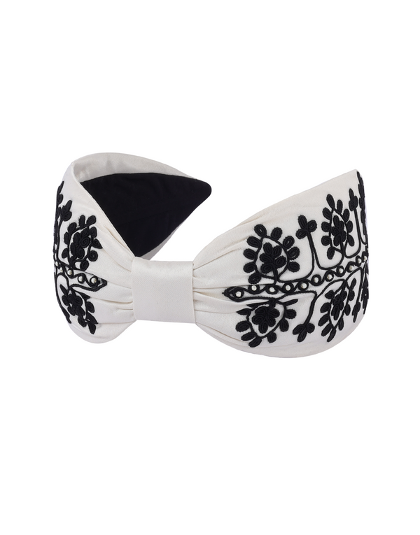 namjosh Embroidered Floral Headband