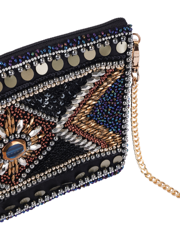 Namjosh Evening Rise Beaded Cross Body Bag