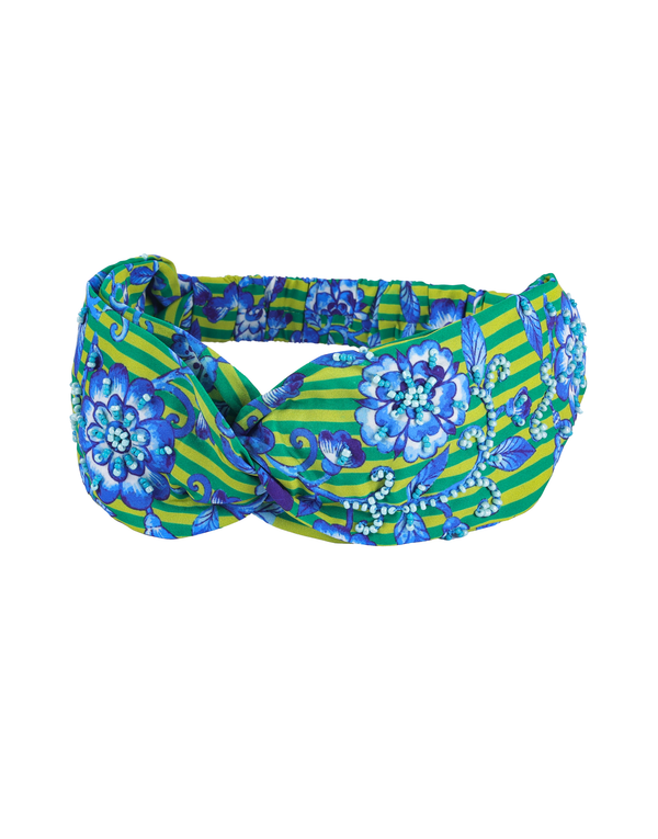 Namjosh Floral Strip Turban