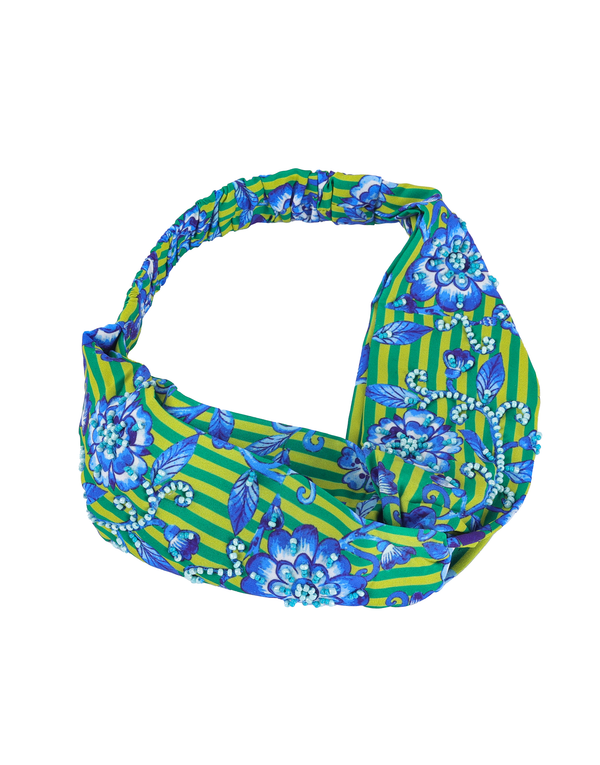 Namjosh Floral Strip Turban