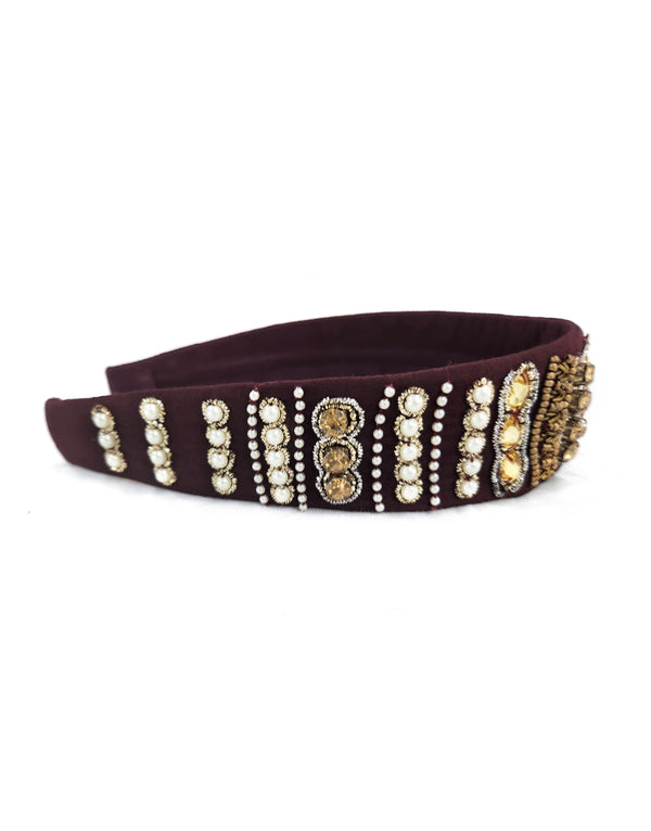 Namjosh Gold Circle Headband