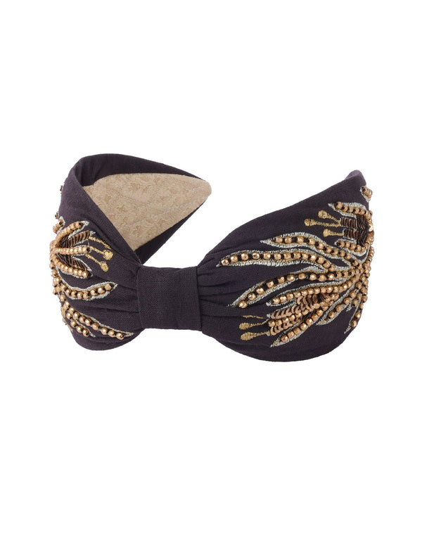 namjosh Gold Expresso Headband