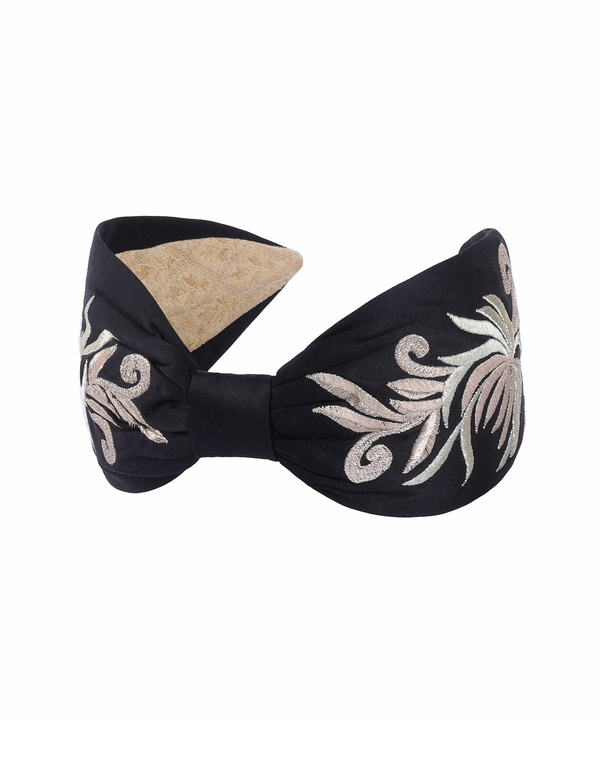 namjosh Gold Scroll Headband