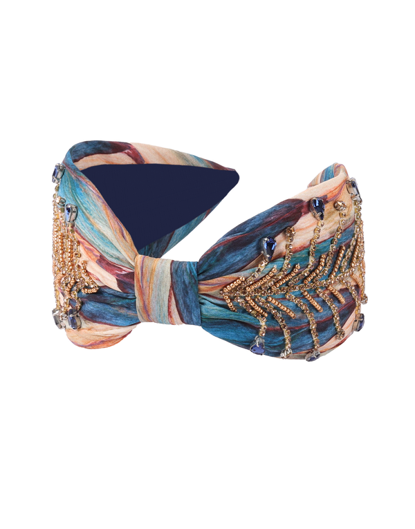 namjosh Golden Leaf Headband