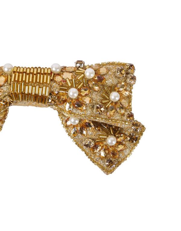 Namjosh Golden Stars Barrette Bow