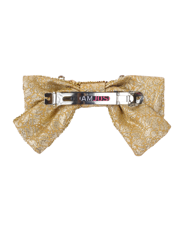 Namjosh Golden Stars Barrette Bow