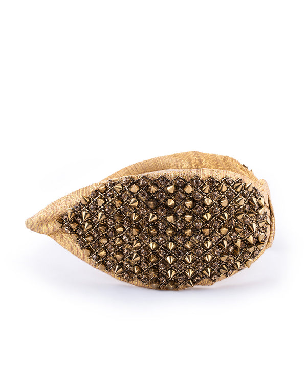 Namjosh Golden Studded Headband
