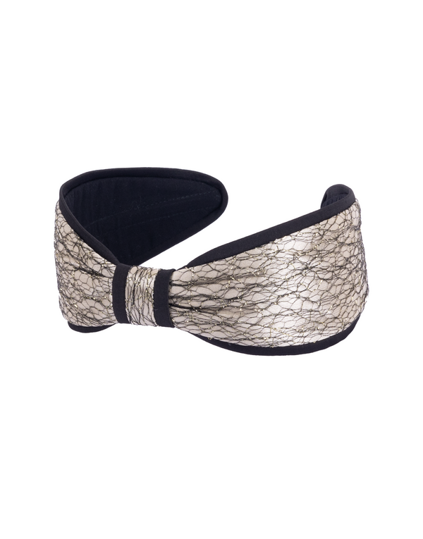 namjosh Golden Veil Wrap Headband