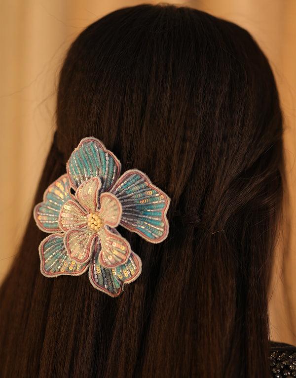 namjosh Iridescent Hibiscus Barrette