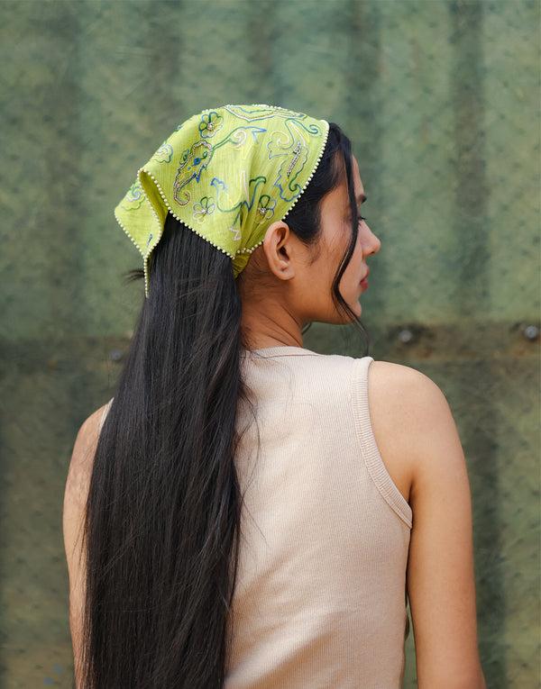 namjosh Jade Hair Scarf