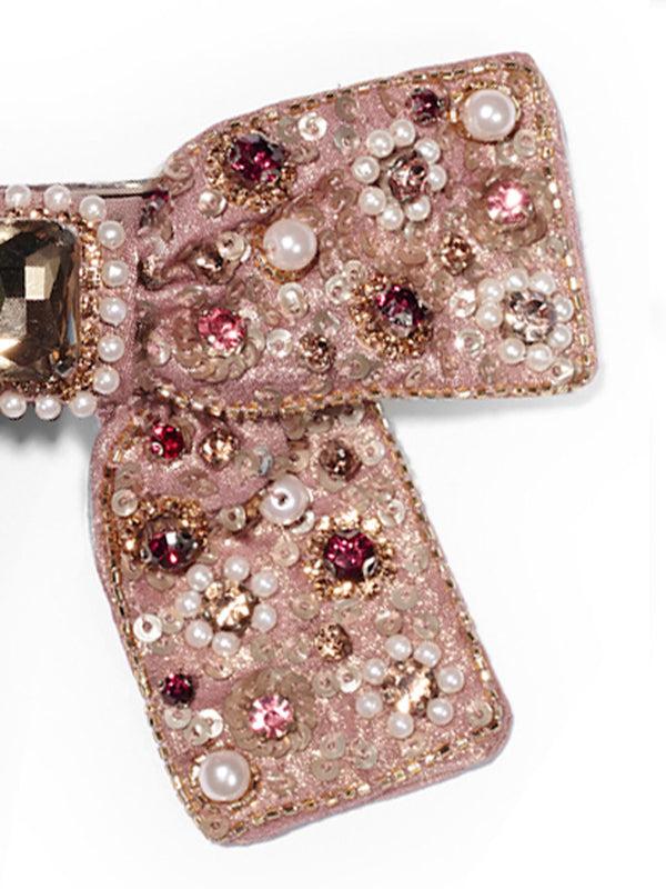 Namjosh Jeweled Bow Barrette