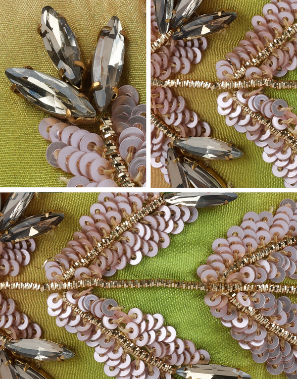 Namjosh Leaf Embellished Headband