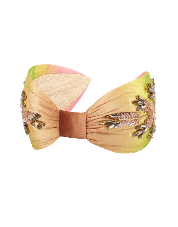 namjosh Leaf Embellished Headband