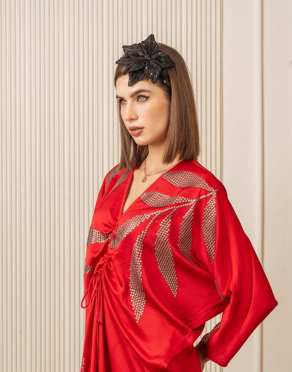 namjosh Lilly Noir Headband