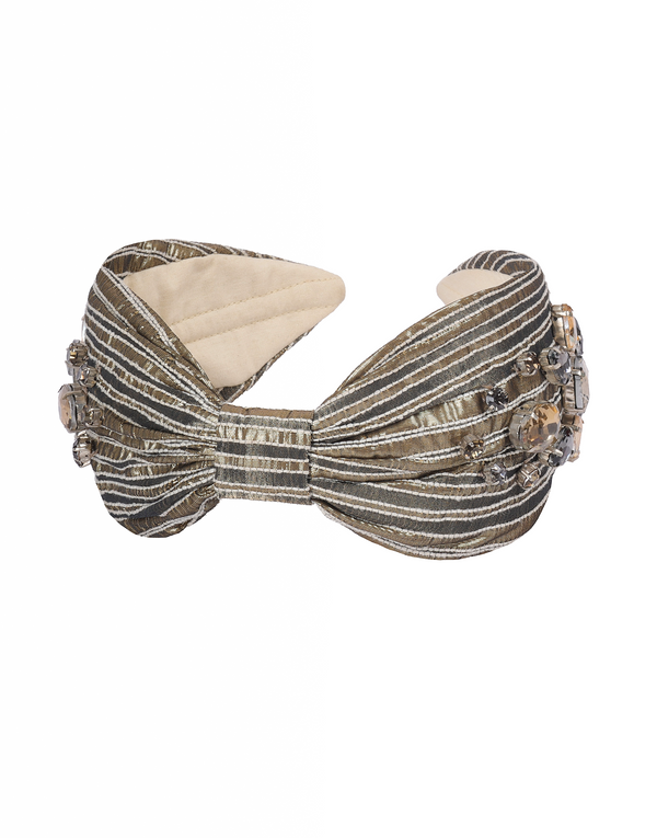 namjosh Metallic Gem Headband