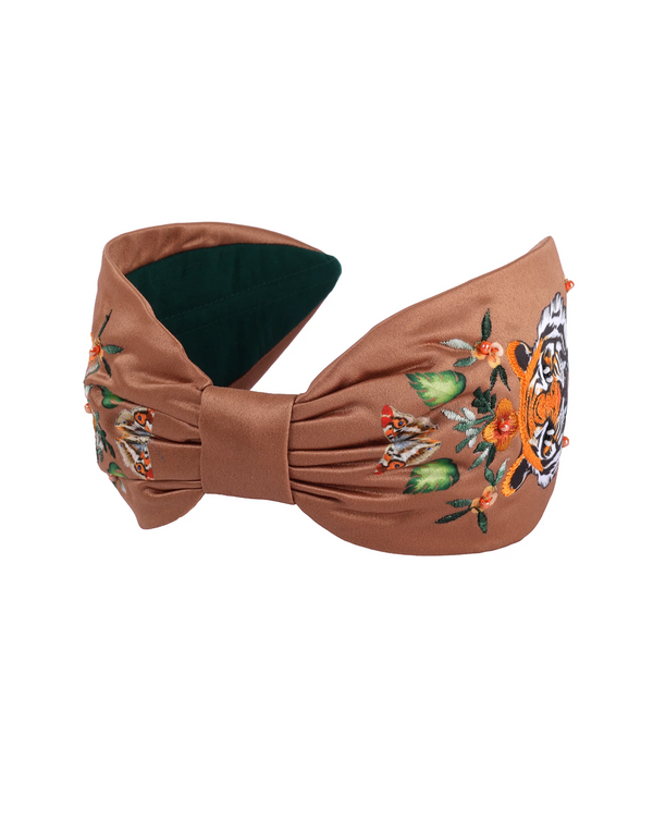 namjosh Mocha Tiger Headband