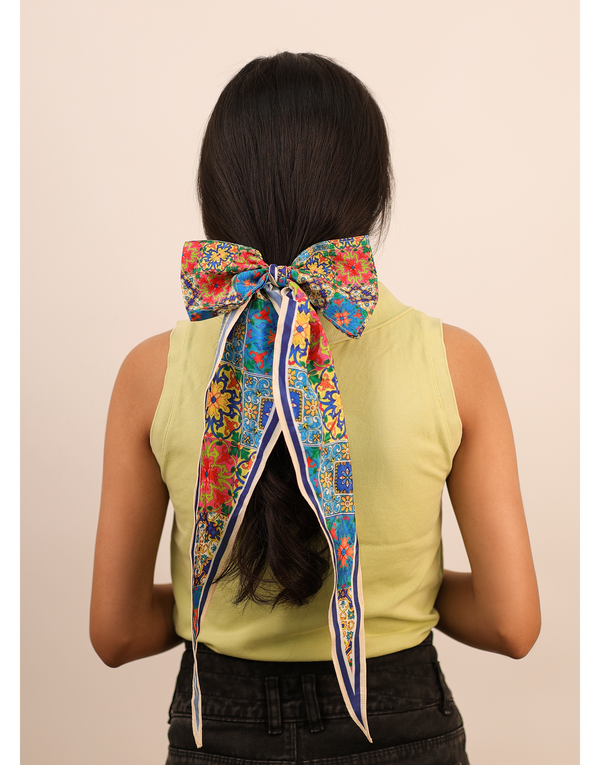 namjosh Mosaic Blue Bow