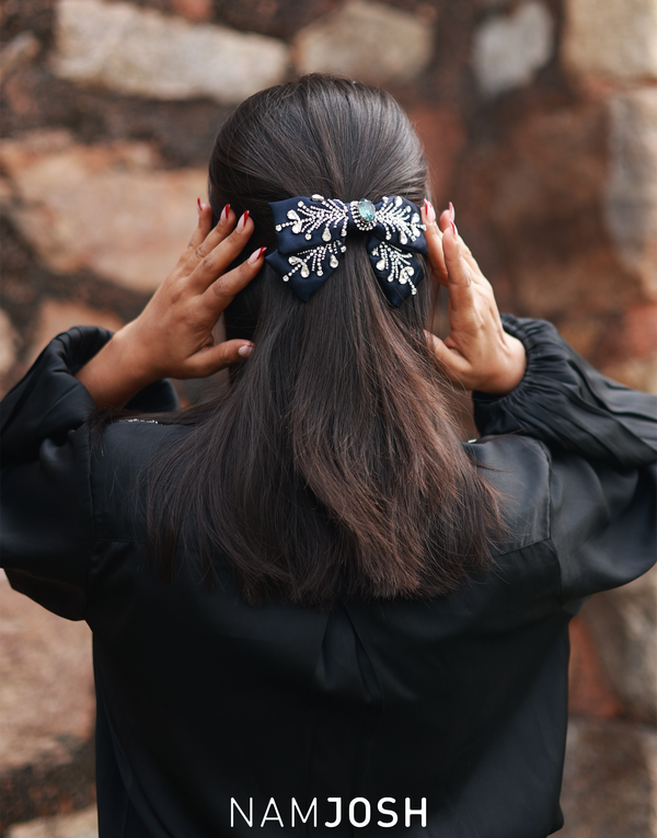 namjosh Navy Leaf Bow
